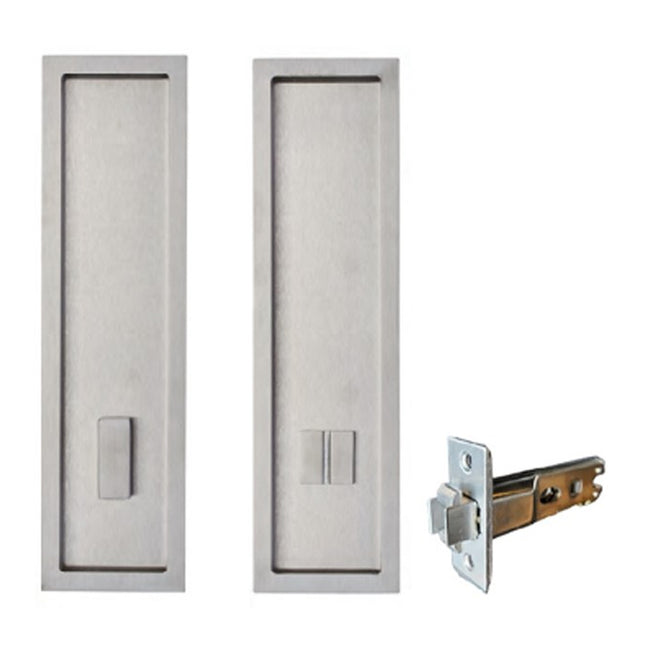 Seattle Door Privacy Set 200x40mm Stainless Steel 5371.SS Zanda | Decorus Hardware