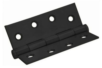 5903.BLK | Door Butt Hinge Fixed Pin 100x75x2.5mm Matt Black | Zanda Architectural
