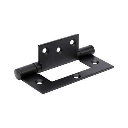 5908.2.BLK | Fast Fix Bearing Hinge Aluminium 100x70x2.5mm Matt Black | Zanda Architectural