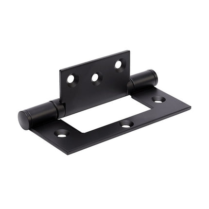 Fast Fix Bearing Hinge Timber 100x70x2.5mm Matt Black 5908.BLK Zanda