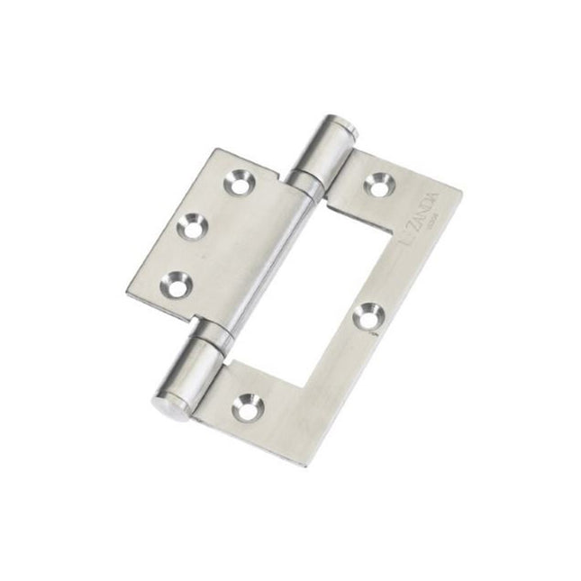 Fast Fix Bearing Hinge Timber 100x70x2.5mm Stainless Steel 5908.SS Zanda