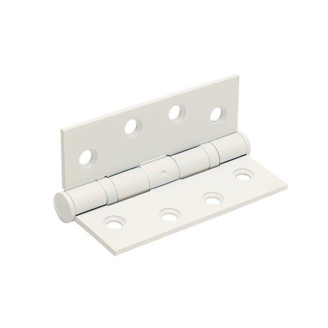 Door Butt Hinge Fixed Pin 100x100x2.5mm White 5910.WH Zanda | Decorus Hardware