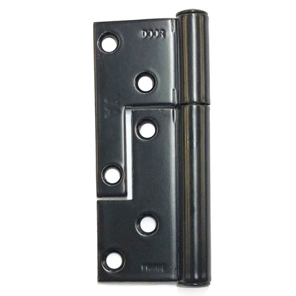 5928.BLK | Lift Off Hinge Fast Fix 100x73x2.5mm Matt Black | Zanda Architectural