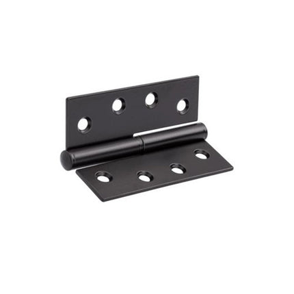 Lift Off Hinge Left Hand 100x75x2.5mm Matt Black  5929.BLK Zanda | Decorus Hardware