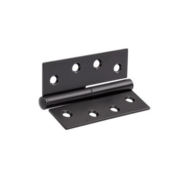 Lift Off Hinge Left Hand 100x75x2.5mm Matt Black  5929.BLK Zanda | Decorus Hardware