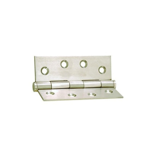 5933SS Marine Grade Butt Hinge Fixed Pin Stainless Steel 100x75x2.5mm Zanda | Decorus Hardware