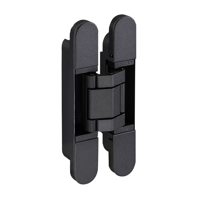 3D Adjustable Concealed Hinge 152mm Matt Black 5970.BLK Zanda | Decorus Hardware