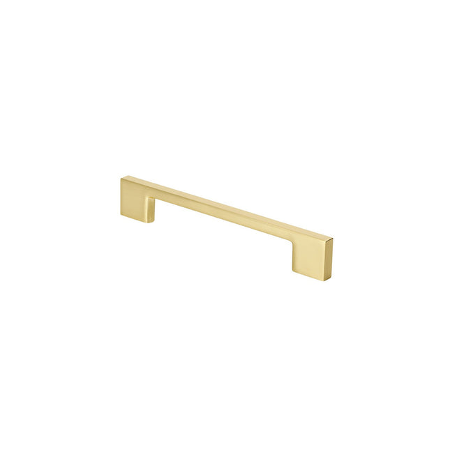 Marco Cabinet Pull Handle 128mm Satin Brass 6337.SB Zanda | Decorus Hardware