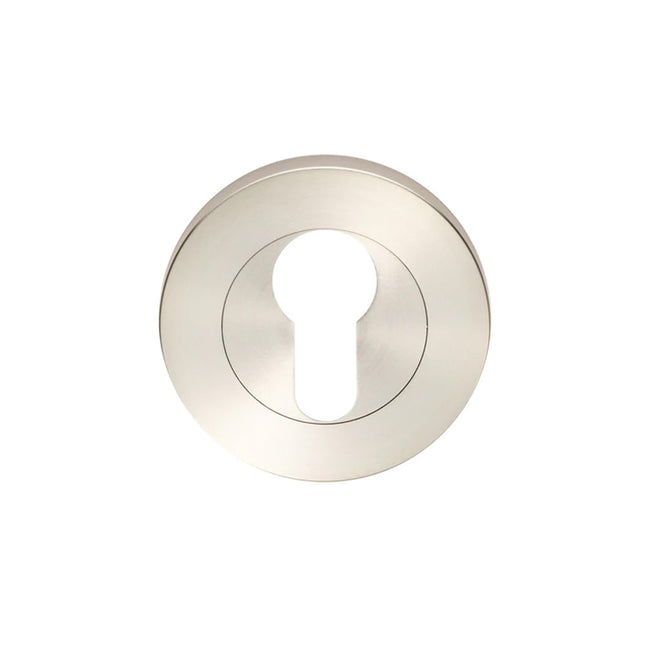 Astron Round Euro Escutcheon 55mm Brushed Nickel 7020.2.BN Zanda | Decorus Hardware
