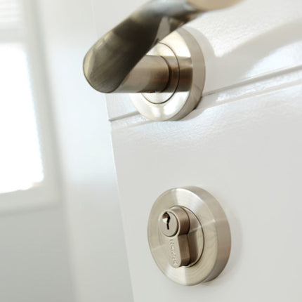 7020.2.BN | Astron Round Euro Escutcheon 55mm Brushed Nickel | Zanda Architectural