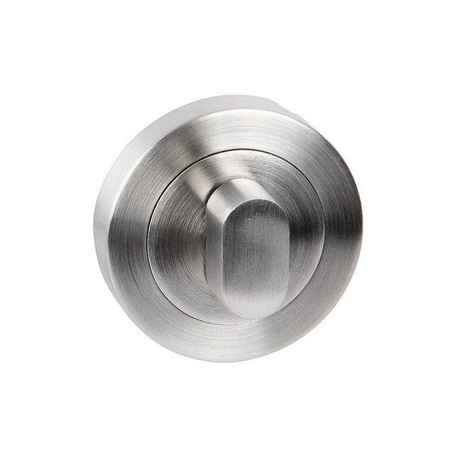 Turnsnib Round Rose Escutcheon with Turn Stainless Steel 7024.SS Zanda | Decorus Hardware