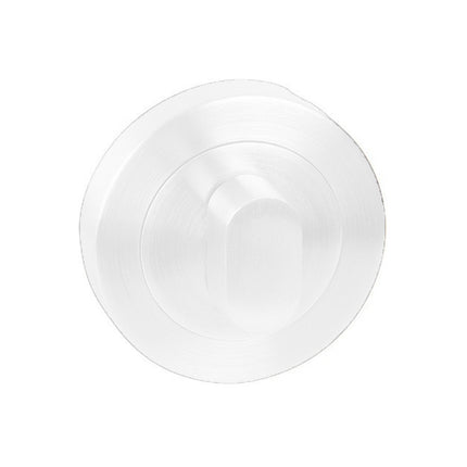 7024.WHT | Turnsnib Round Rose Escutcheon with Turn Matt White | Zanda Architectural