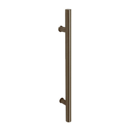 Round Door Pull Handle Back to Back 600mm Graphite Nickel 7026.BB.GN Zanda | Decorus Hardware
