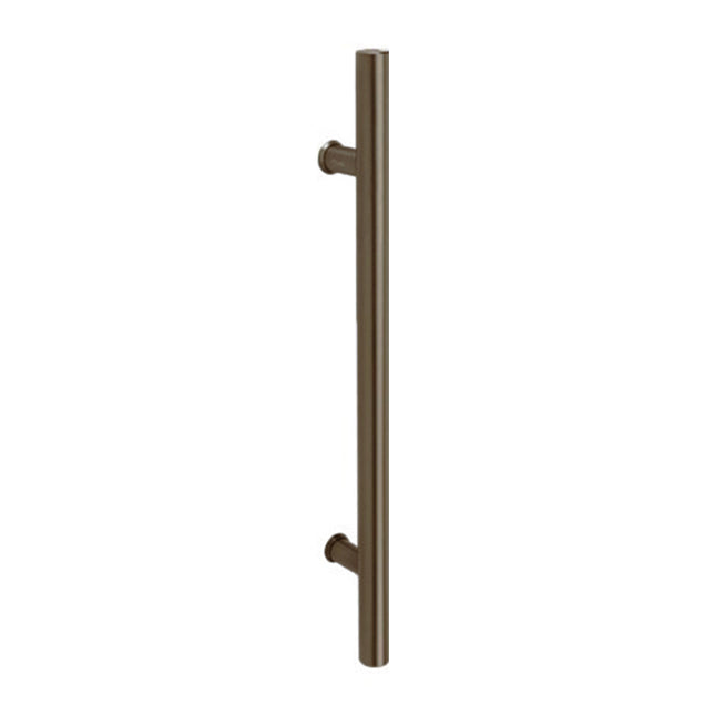 Round Door Pull Handle Back to Back 600mm Graphite Nickel 7026.BB.GN Zanda | Decorus Hardware