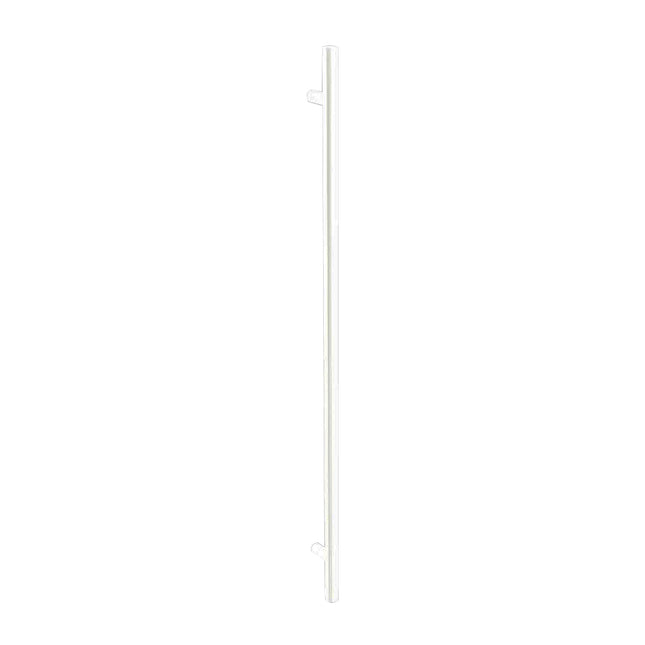 Round Door Pull Handle Back to Back 600mm Matt White 7026.BB.WHT Zanda | Decorus Hardware