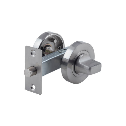 Round Separate Privacy Kit 60mm Backset Brushed Nickel 7032.BN Zanda | Decorus Hardware