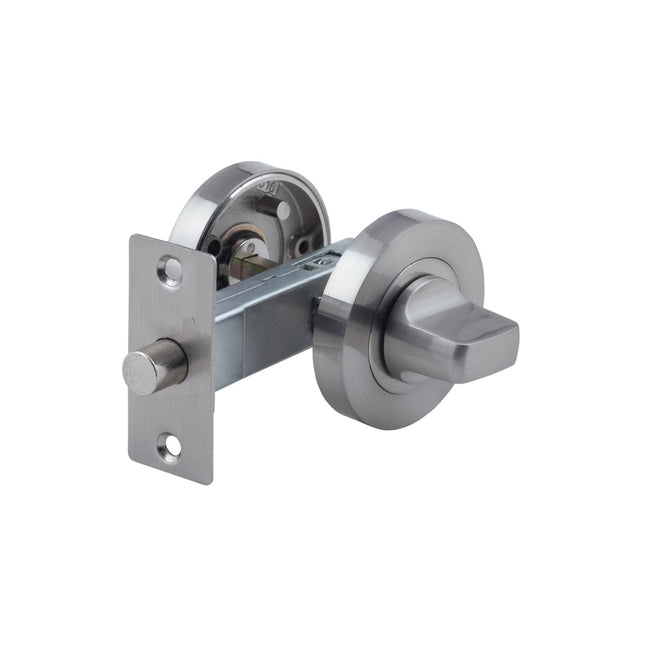 Round Separate Privacy Kit 60mm Backset Brushed Nickel 7032.BN Zanda | Decorus Hardware