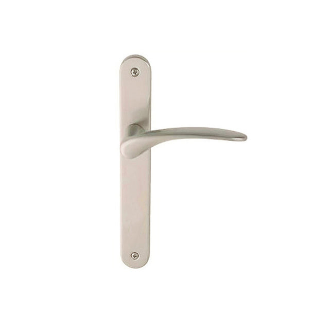 Apollo Longplate Door Lever Handle Only Brushed Nickel 7045.BN Zanda | Decorus Hardware