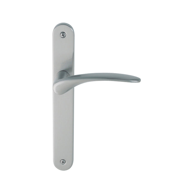 Zanda Architectural Door Hardware | Astron Apollo Longplate Dummy Set - Right Hand Satin Chrome