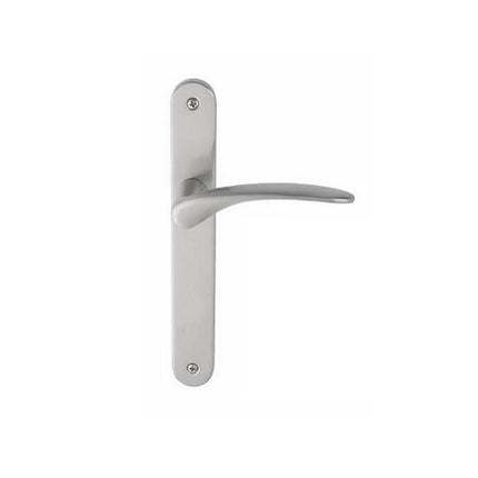 Apollo Longplate Door Lever Handle Only Satin Chrome 7045.SC Zanda | Decorus Hardware