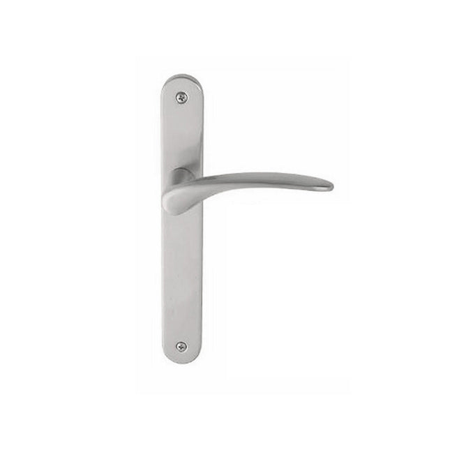 Apollo Longplate Door Lever Handle Only Satin Chrome 7045.SC Zanda | Decorus Hardware