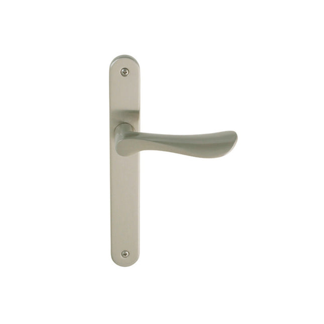 Astron Juno Longplate Door Lever Handle Only Brushed Nickel 7046.BN Zanda | Decorus Hardware