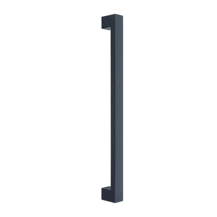 Polo Door Pull Handle Rear Fix 600mm Matt Black 7100.RF.BLK Zanda | Decorus Hardware