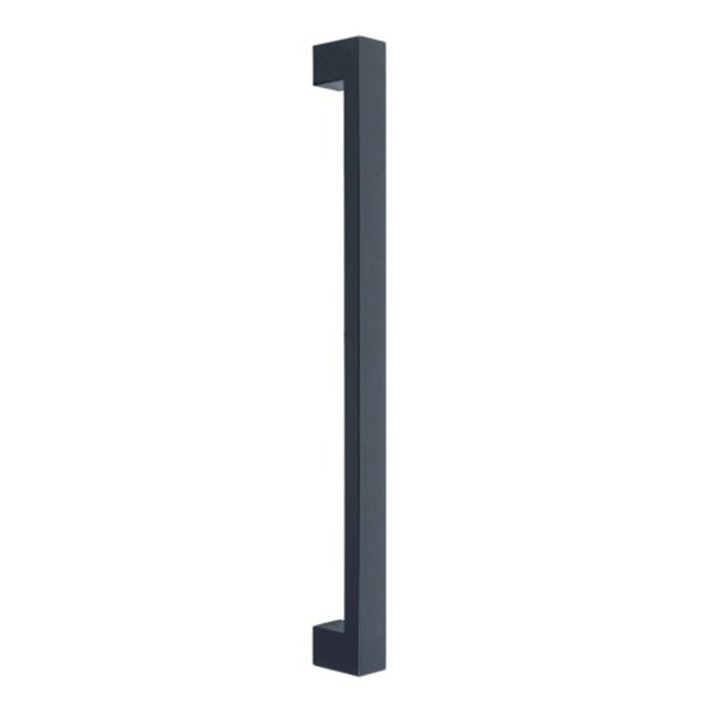 Polo Door Pull Handle Back to Back 900mm Matt Black 7101BB.BLK Zanda | Decorus Hardware