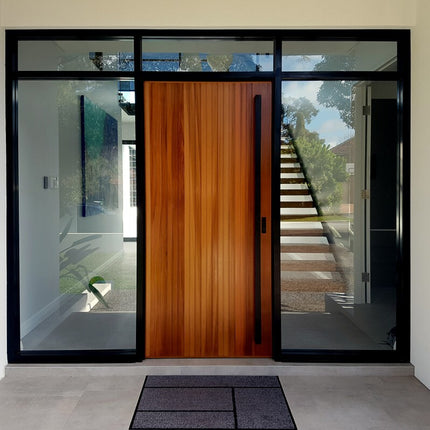 7101.BB.BLK | Polo Door Pull Handle Back to Back 900mm Matt Black 7101BB.BLK | Zanda Architectural