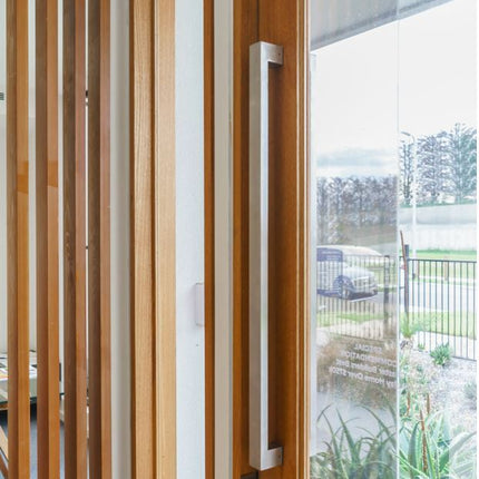 7101.BB.SS | Polo Door Pull Handle Back to Back 900mm Satin Stainless | Zanda Architectural