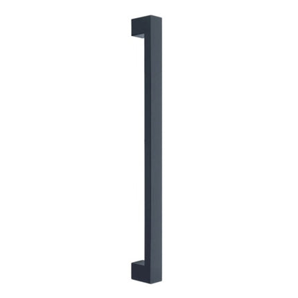 7101.FF.BLK | Polo Door Pull Handle Face Fix 900mm Matt Black | Zanda Architectural