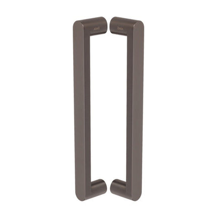 7111.BB.GN | Duke Pull Handle 300mm CTC Back to Back Graphite Nickel | Zanda Architectural