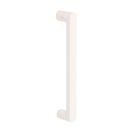 7111.FF.WHT | Duke Pull Handle 300mm CTC Face Fix White | Zanda Architectural