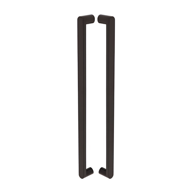 Duke Pull Handle 600mm CTC Back To Back Matt Black 7113.BB.BLK Zanda