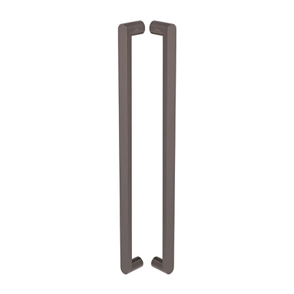 7113.BB.GN | Duke Pull Handle 600mm CTC Back To Back Graphite Nickel | Zanda Architectural