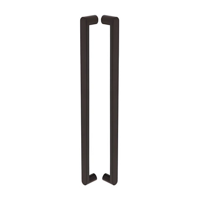 Duke Pull Handle 600mm CTC Rear Fix Matt Black 7113.RF.BLK Zanda