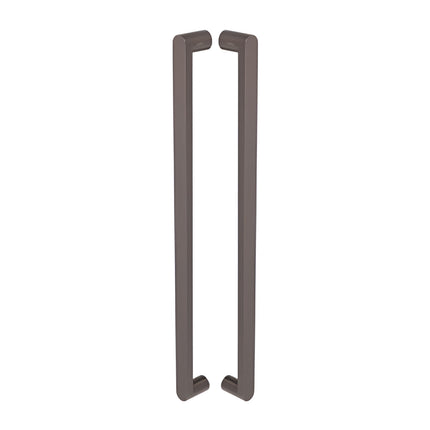 7113.RF.GN | Duke Pull Handle 600mm CTC Rear Fix Graphite Nickel | Zanda Architectural