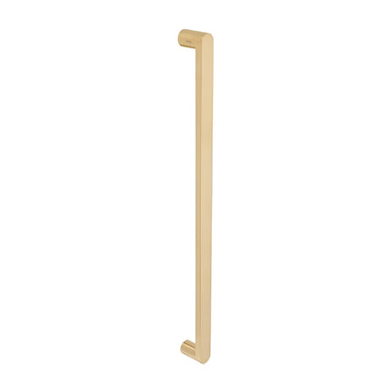 7113.RF.SB | Duke Pull Handle 600mm CTC Rear Fix Satin Brass | Zanda Architectural