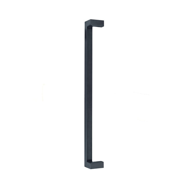 Nitro Offset Door Pull Handle Back to Back 300mm Matt Black 7128.BB.BLK Zanda | Decorus Hardware