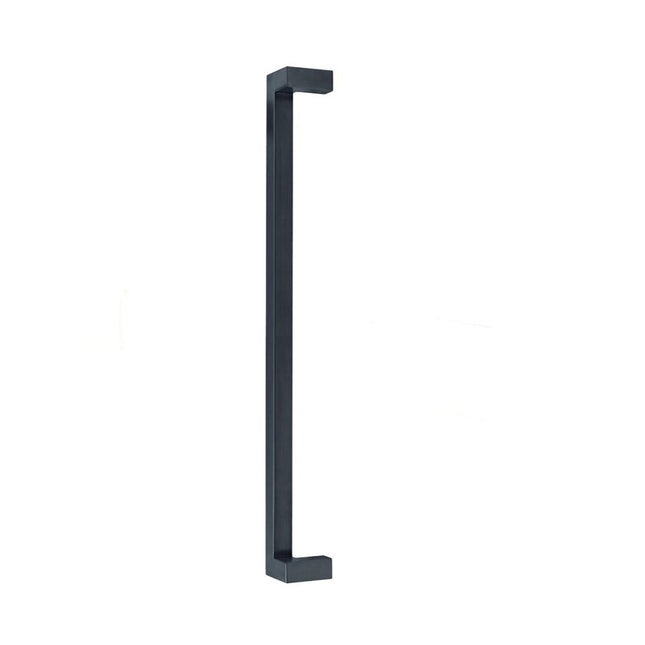 Nitro Offset Door Pull Handle Face Fix 300mm Matt Black 7128.FF.BLK Zanda