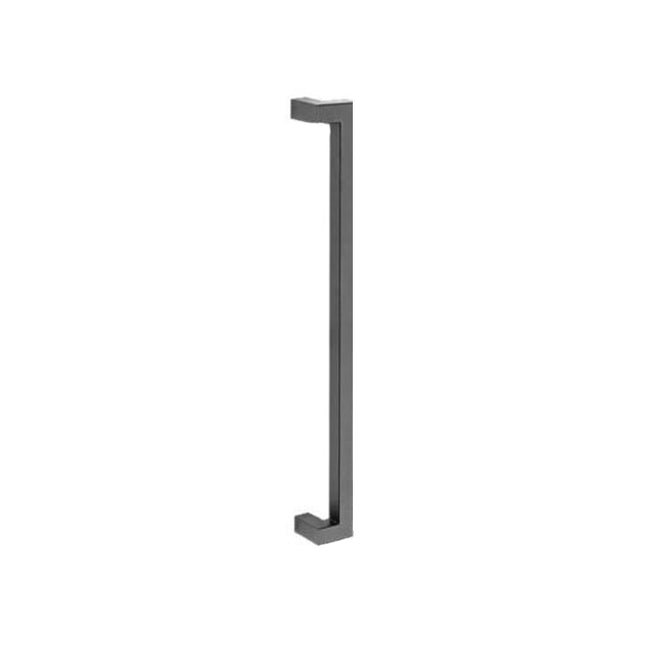 Nitro Offset Door Pull Handle Back to Back 625mm Graphite Nickel 7130.BB.GN Zanda | Decorus Hardware
