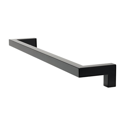 7135.FF.BLK | Nitro+ Door Pull Handle Face Fix 625mm Matt Black | Zanda Architectural