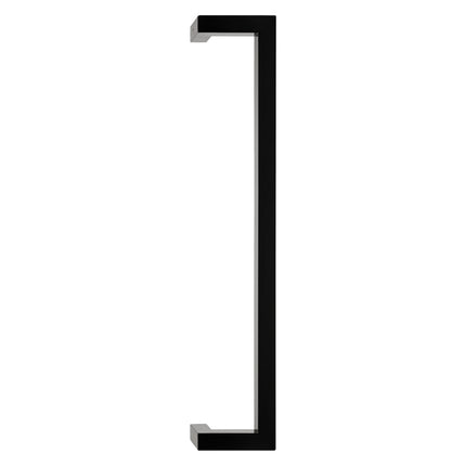 7135.RF.BLK | Nitro+ Door Pull Handle Rear Fix 625mm Matt Black | Zanda Architectural