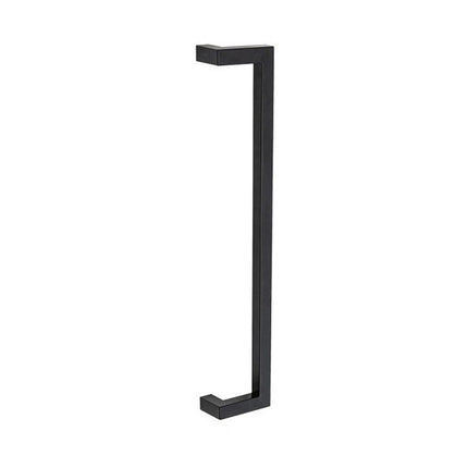 7136.BB.BLK | Nitro+ Offset Door Pull Handle 900mm Back to Back Matt Black | Zanda Architectural