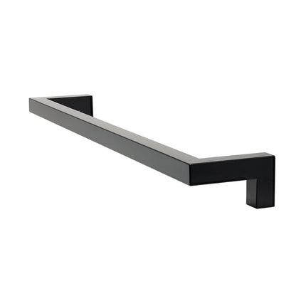 7136.RF.BLK | Nitro+ Offset Door Pull Handle 900mm Rear Fix Matt Black | Zanda Architectural