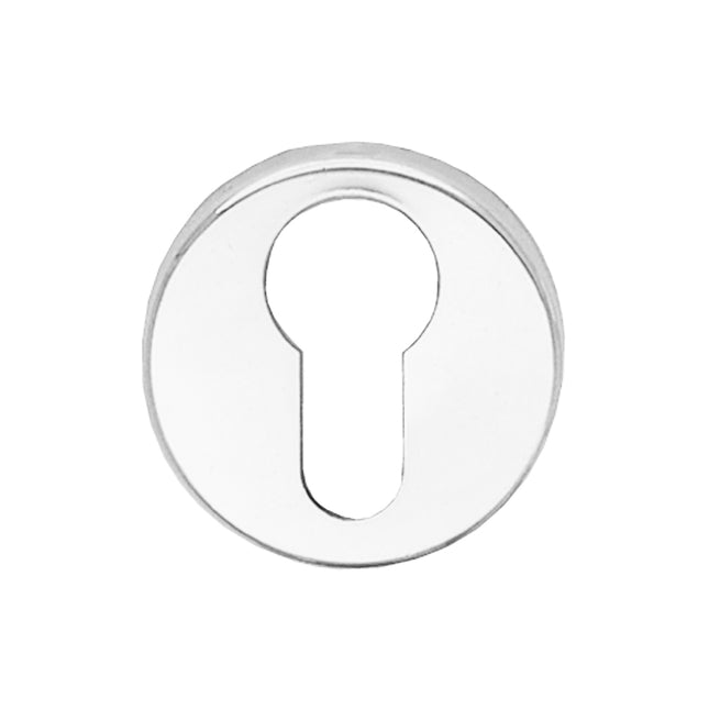 Round Euro Escutcheon 45mm Satin Chrome 8003.E.SC Zanda | Decorus Hardware