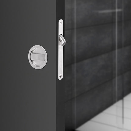 8106.SC | 8106SC Italian Range Privacy Flush Pull Kit Satin Chrome | Zanda Architectural