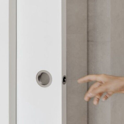 8107.BN | Visca Flush Pull Kit Passage Set Brushed Nickel | Zanda Architectural