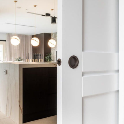 8107.GN | Visca Flush Pull Kit Passage Set Graphite Nickel | Zanda Architectural