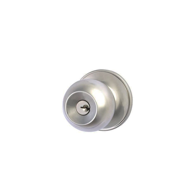 Cyclo Door Knob Handle Passage Set Stainless Steel 9090.SS Zanda | Decorus Hardware